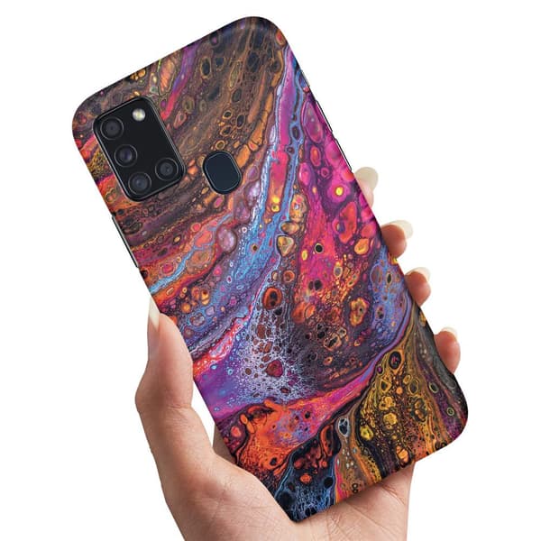 Deksel / Mobildeksel til Samsung Galaxy A21s - Psykedelisk