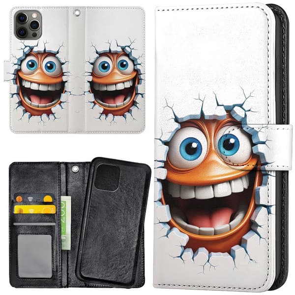 iPhone 14 Pro Max - Lompakkokotelo/Kuoret Emoji