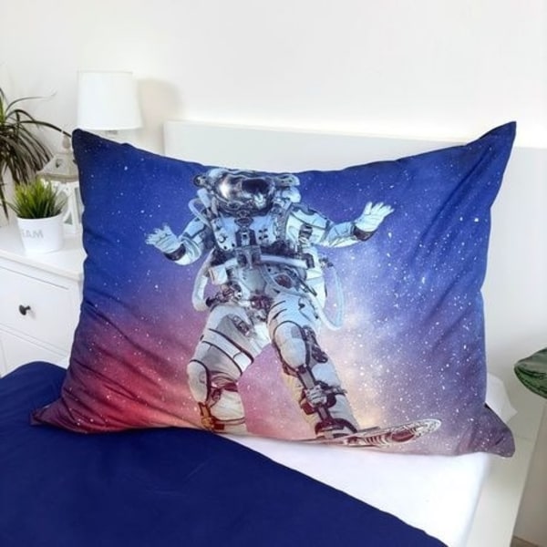 Astronaut Surf sängkläder 140×200 cm, 70×90 cm mikrofiber
