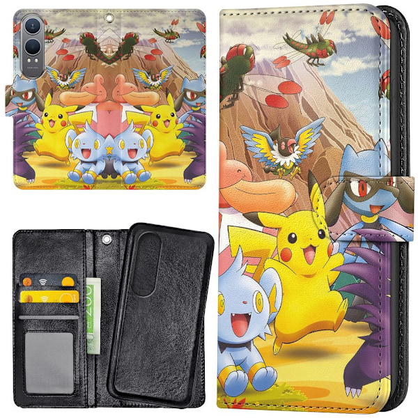 OnePlus Nord CE4 Lite 5G - Lompakkokotelo/Kuoret Pokemon