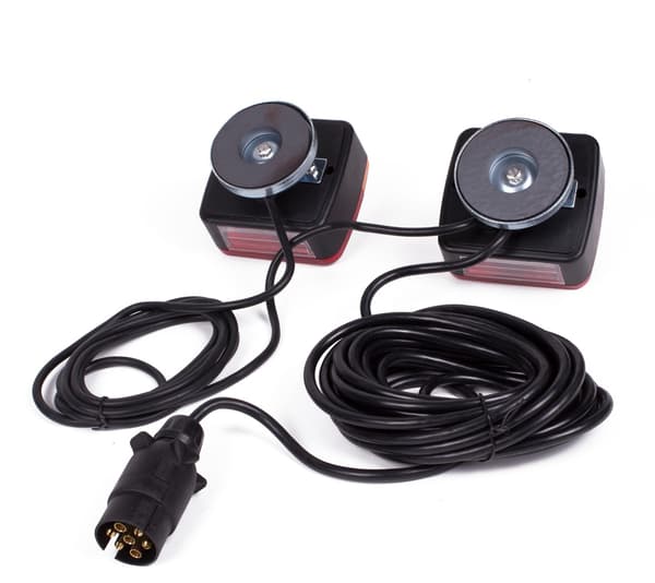 Lampor magnetiska 2.5 + 7.5 m kabel