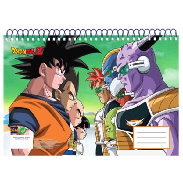 Dragon Ball Namek A/4 spiralblock, 30 ark