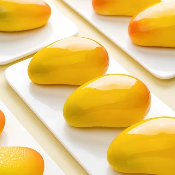 Silikonimuotti jälkiruoille ja suklaalle Mango (Thick)