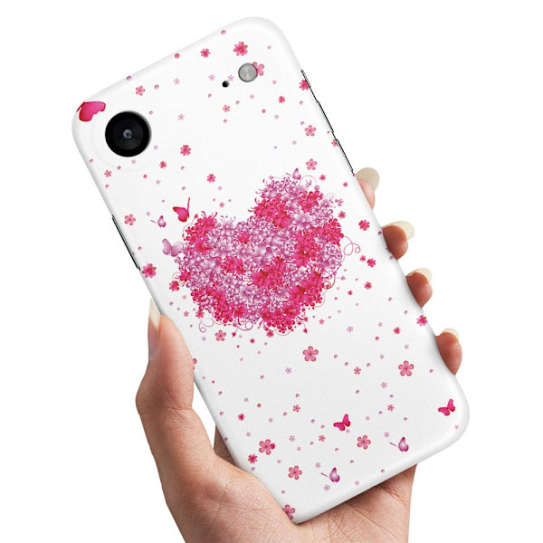 Deksel / Mobildeksel til iPhone 17 Air - Blomsterhjerte