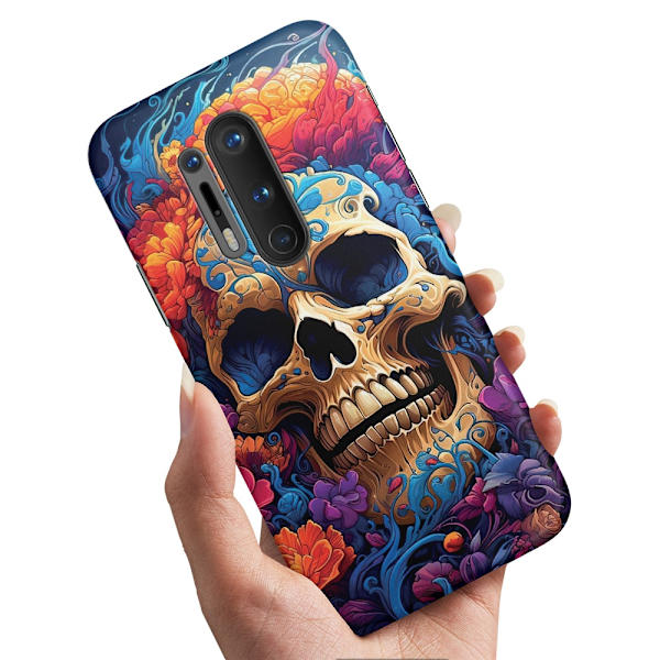Deksel / Mobildeksel til OnePlus 8 Pro - Skull