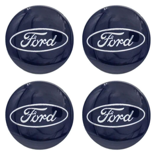4-Kpl - Ford Keskimerkki - Auto 54mm - Blå