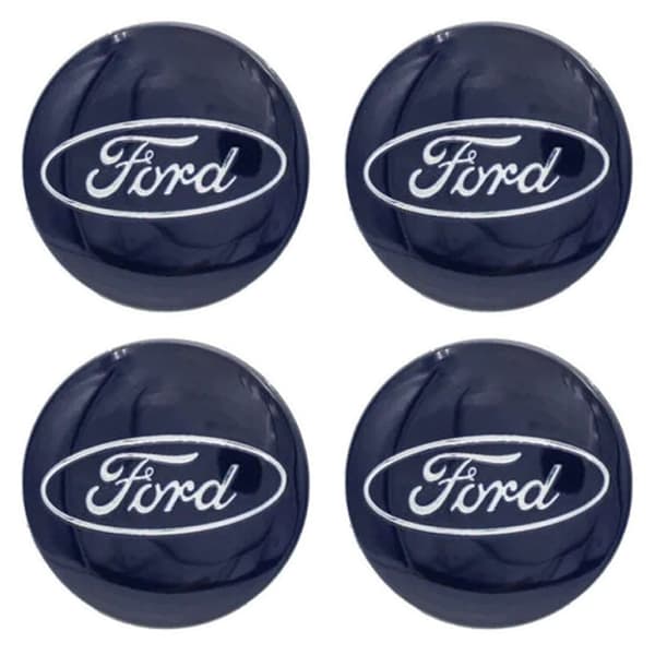 Ford Keskimerkki Auto - 4-Kpl 54mm - Blå