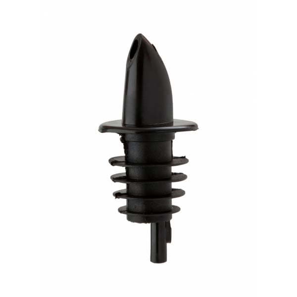 Droppkorkar i plast svart, 10-pack