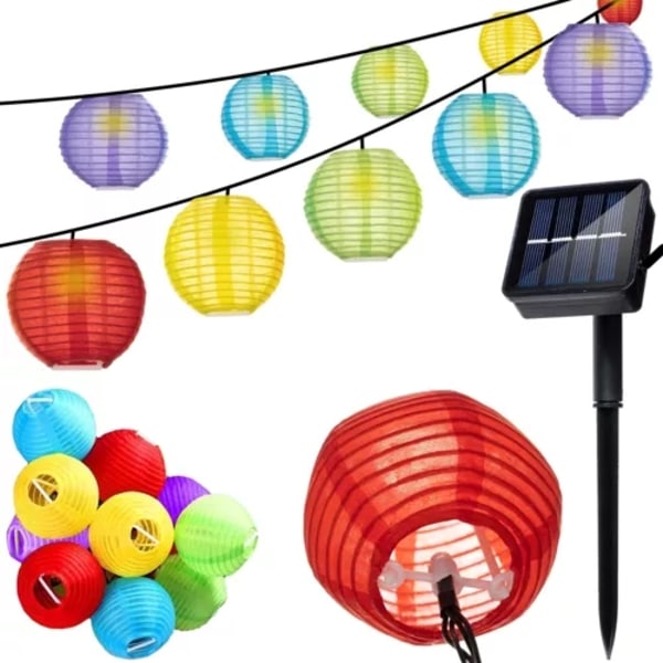 3,5m LED Girlang - Solcell