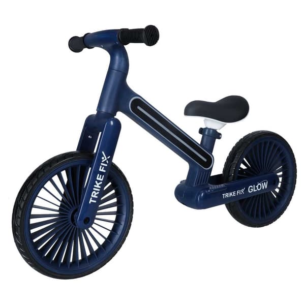 Balanscykel med LED för barn - Springcykel Dark blue