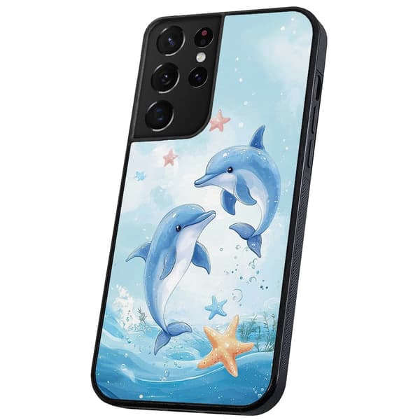 Samsung Galaxy S21 Ultra - Deksel/Mobildeksel Dolphins