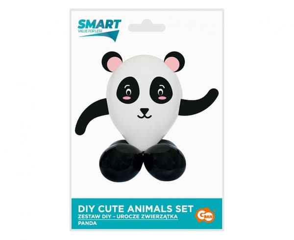 Söt panda ballong, ballongset med panda tema