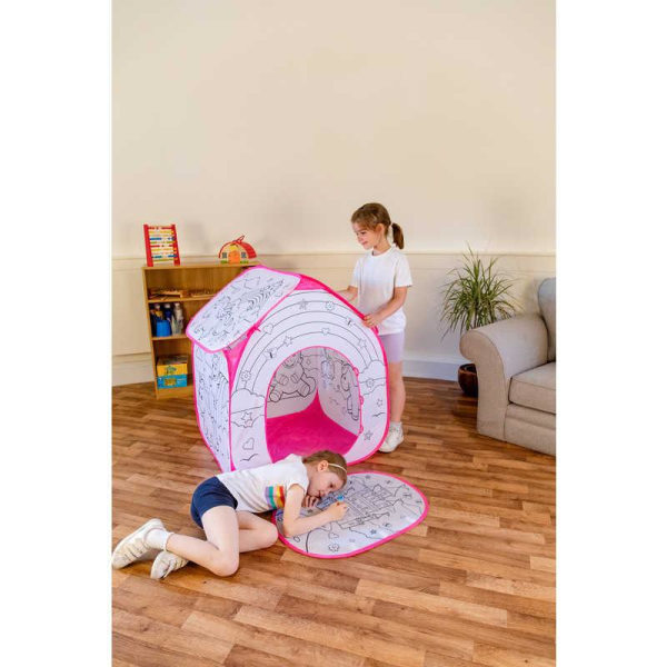Børnetelt / børnetelt / pop-up telt - enhjørninger White