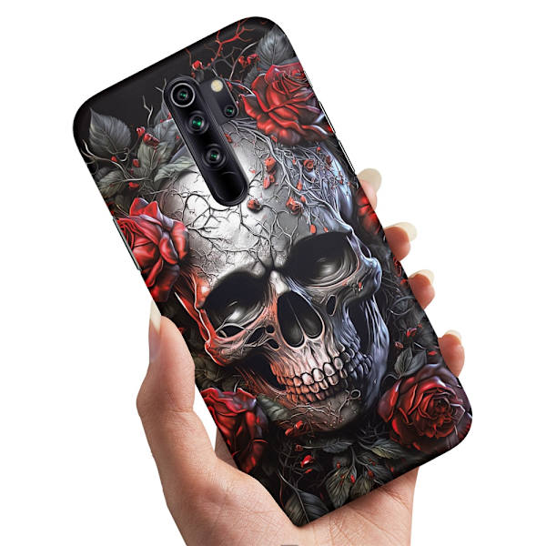 Deksel / Mobildeksel til Xiaomi Redmi Note 8 Pro - Skull Roses