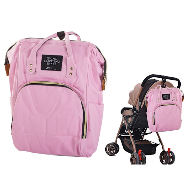 Ryggsäck / Väska / Vagnväska - 15kg Rosa