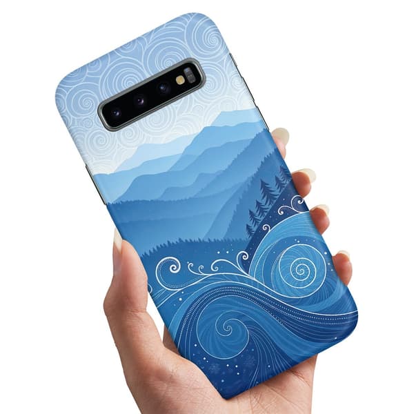 Deksel / Mobildeksel til Samsung Galaxy S10 - Blue Hills