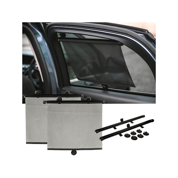 2-Pack - Solskydd Rullgardin för Bil - 40x47 cm