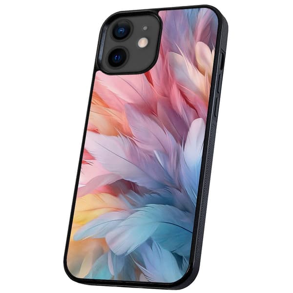 iPhone 12/12 Pro - Deksel/Mobildeksel Feathers