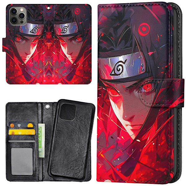 iPhone 15 Pro Max - Plånboksfodral/Skal Sasuke Naruto