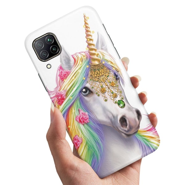 Huawei P40 Lite - Cover/Mobilcover Unicorn/Enhjørning
