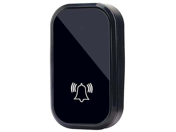 Trådlös dörrklocka kinetisk 130 m IP68 Black