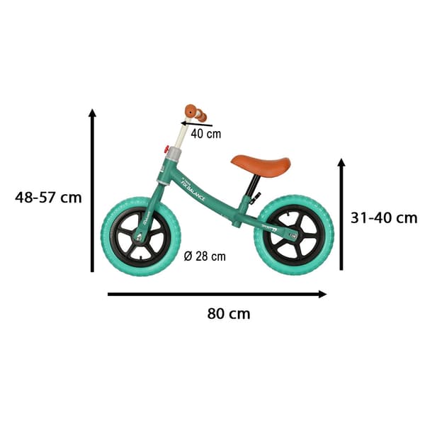 Balanscykel för Barn - Lär barn cykla Grön