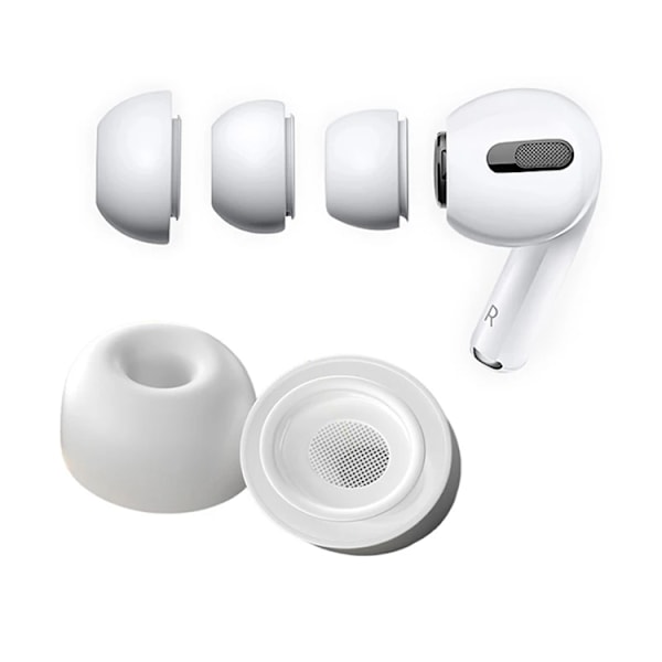 Ørepropper til AirPods Pro 2 - (S, M, L) White
