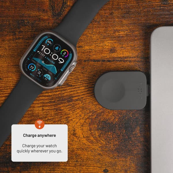 FIXED Trådlös USB-C laddare för Apple Watch Svart
