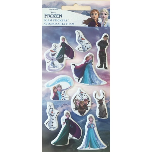 Disney Frost Adventyr Glamour puffiga svamp klistermärke set
