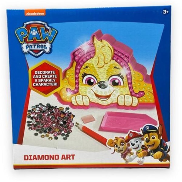 Diamond Painting Paw Patrol - Diamantmaling for Børn MultiColor Skye