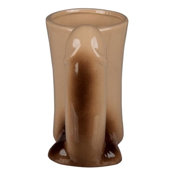 Kaffemugg - Humoristisk penismugg Beige