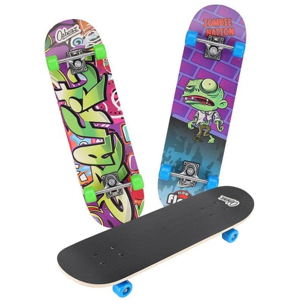 Skateboard til Børn - 71 cm Black