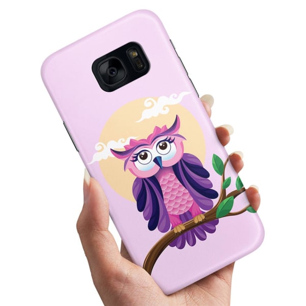 Samsung Galaxy S6 - Kuoret/Suojakuori Kaunis Pöllö