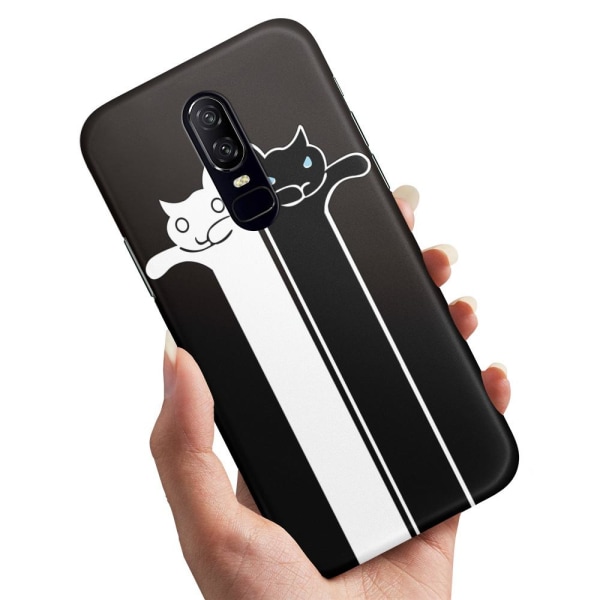 OnePlus 7 Pro - Deksel/Mobildeksel Avlange Katter