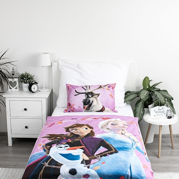 Barnsängkläder Disney Frost, 100×135 cm och 40×60 cm