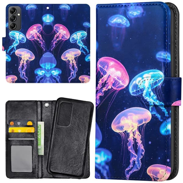 Samsung Galaxy S23 FE - Lommebok Deksel Jellyfish
