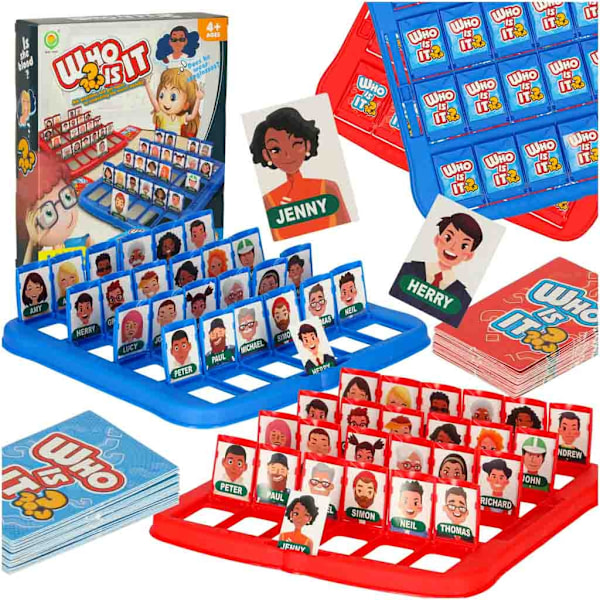Gissa vem? Brädspel + kort memory