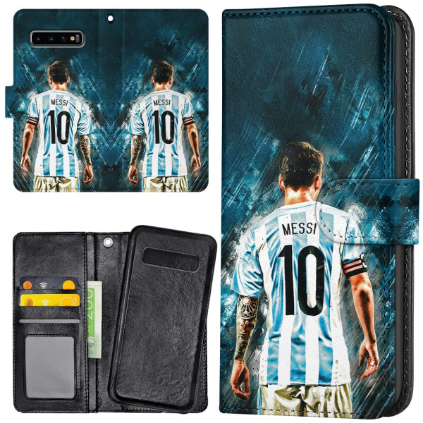 Samsung Galaxy S10 - Mobilcover/Etui Cover Messi