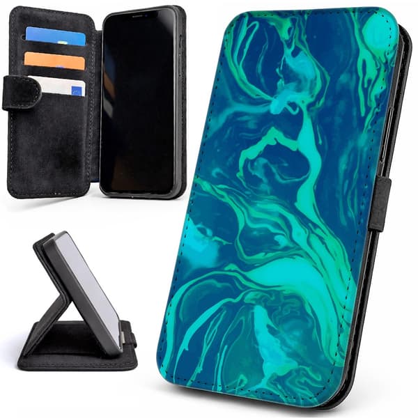 Lommebok Deksel / Mobildeksel til iPhone 17 Pro Max - Marmor
