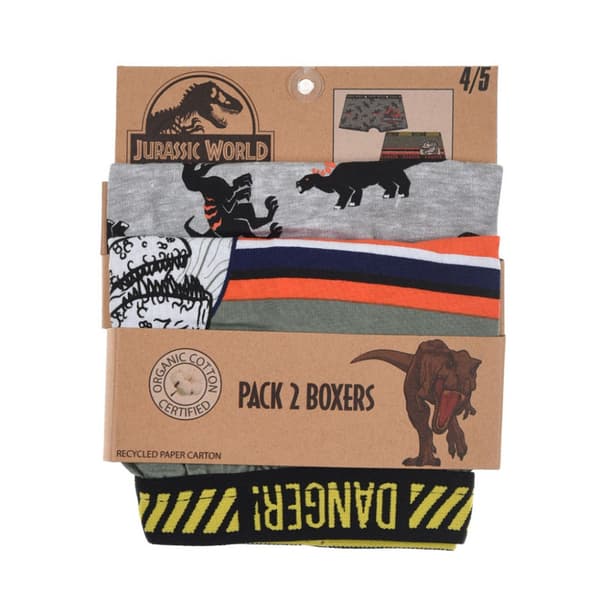 Jurassic World Kalsonger för Barn - 2-Pack 4-5 år