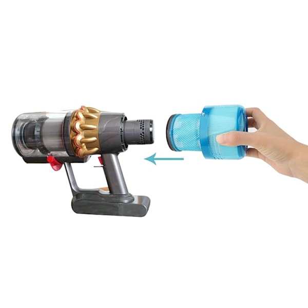 2-Pak - Filter til Dyson V10/V11/V15 – Efterfilter Blue V15 (HEPA+)