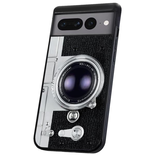 Google Pixel 7 Pro - Deksel/Mobildeksel Retro Kamera