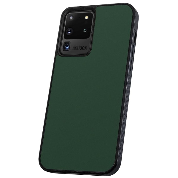 Samsung Galaxy S20 Ultra - Cover/Mobilcover Mørkgrøn