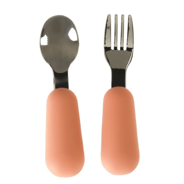 Barnservis Silikon - 4-delar Orange