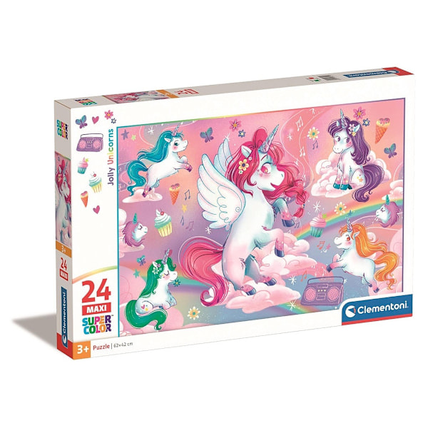 Unikorn Jolly 24-delars Maxi Pussel