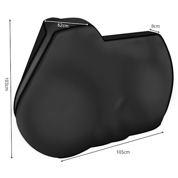 Sykkeltrekk / Beskyttelse for Sykkel - Elastisk Trekk Black