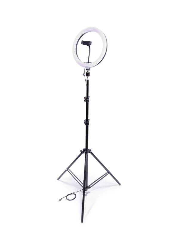 Mobilhållare med Ringlight & Stativ - Selfielampa
