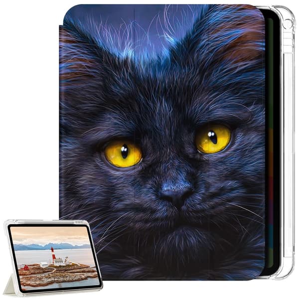 Cover til iPad 10th gen / iPad (A16) - A14/A16 - 2022/2025 - 10.9"/11" - Sort Kat