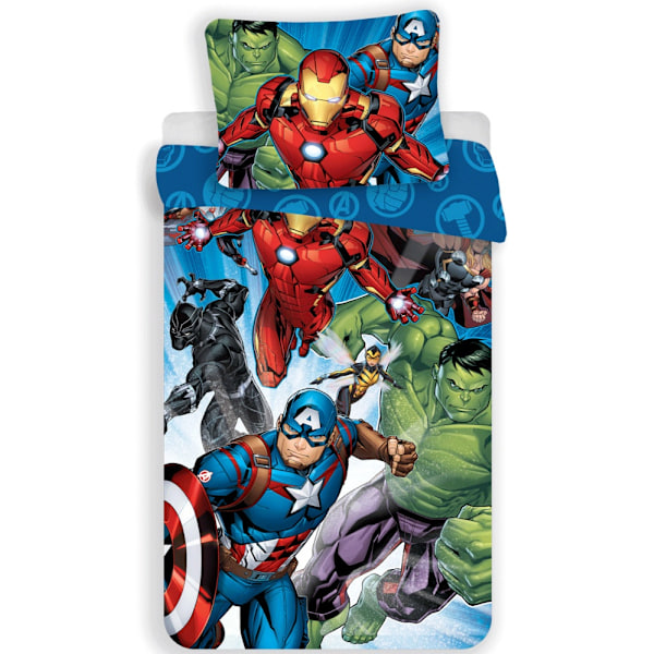 Avengers sängkläder set 140×200 cm, 70×90 cm