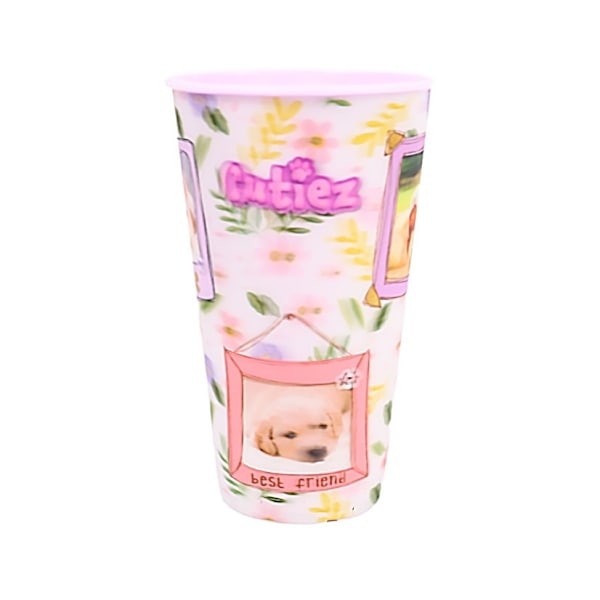 Animals Cutiez 3D-effekt plastmugg 480 ml - Snygg och lekfull kopp för djurälskare!